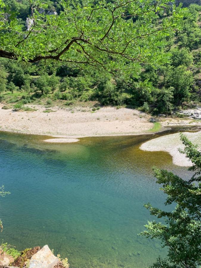 La Voutee 5 Epis Avec Bain Finlandais Prive Au Manoir Du Charme Gorges Du Tarn Bed & Breakfast Quezac  Ngoại thất bức ảnh