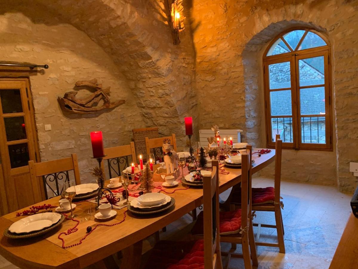 La Voutee 5 Epis Avec Bain Finlandais Prive Au Manoir Du Charme Gorges Du Tarn Bed & Breakfast Quezac  Ngoại thất bức ảnh