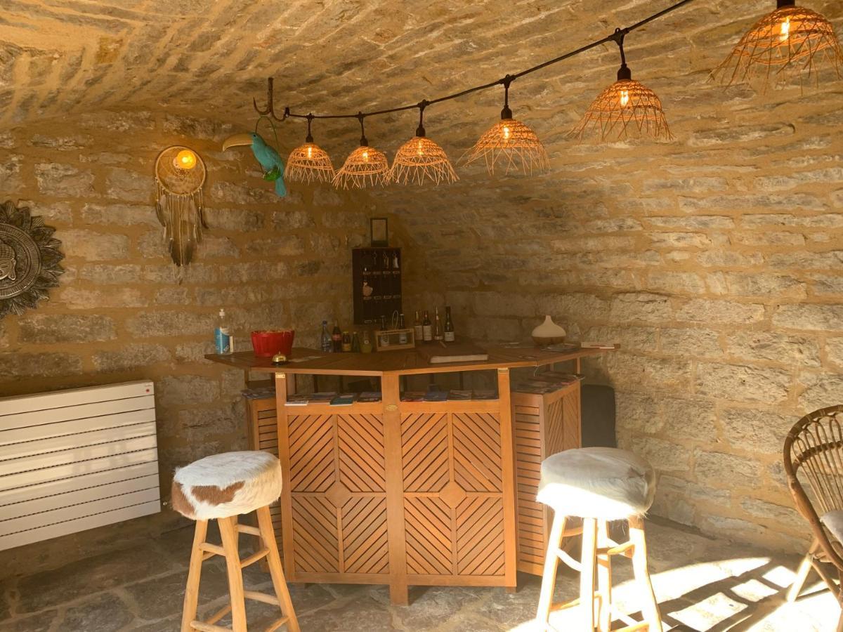 La Voutee 5 Epis Avec Bain Finlandais Prive Au Manoir Du Charme Gorges Du Tarn Bed & Breakfast Quezac  Ngoại thất bức ảnh